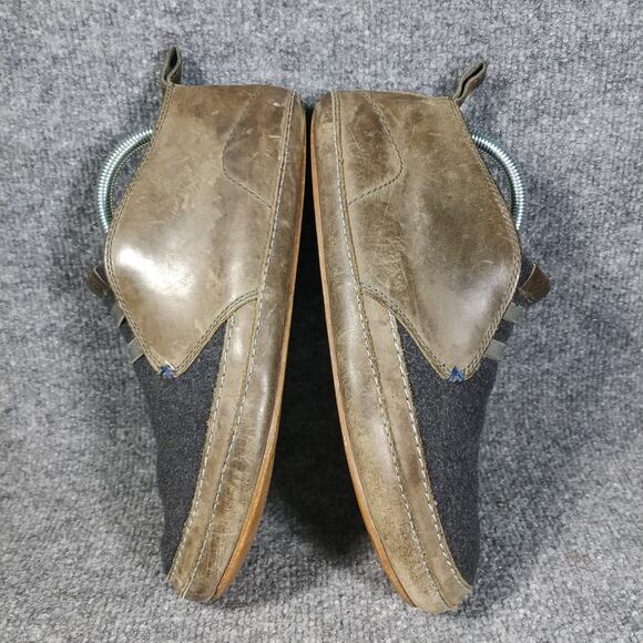 Olukai Moloa Slipper Mid Men Size 8 Brown Shearling Lined Leather‎ Wool Slip On main image 6